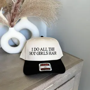 I do all the hot girls hair hat, gift for cosmetologist, hairstylist hat, beauty industry hats, gift for hair stylit cosmo, cosmo gift