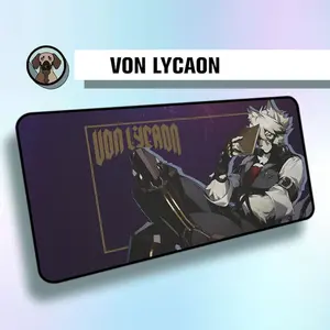 Premium Von Lycaon Mouse pad | Victoria Housekeeping Co. | Zenless Zone Zero Desk Mat | ZZZero Deskmat | Von Lycaon | Anime Gaming Mousepad