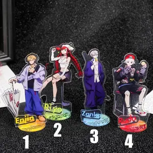Gachiakuta Enjin, Riyo, Zanka, Rudo 8cm Acrylic Standee | Streetwear Character Desk Decor