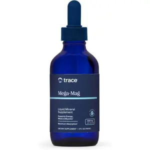 Mega-Mag Liquid Magnesium Supplement – Natural Magnesium Drops, 4 fl oz (30 Servings), Vegan & Non-GMO Dietary Supplement