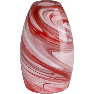 Burgundy Marble Glass Pendant Lamp Shade 4.72" Art Glass chandeliers Cover Mini Oval Light Shade Replacement Shade Only Light Fixtures for Kitchen  pendant light 1-Pack