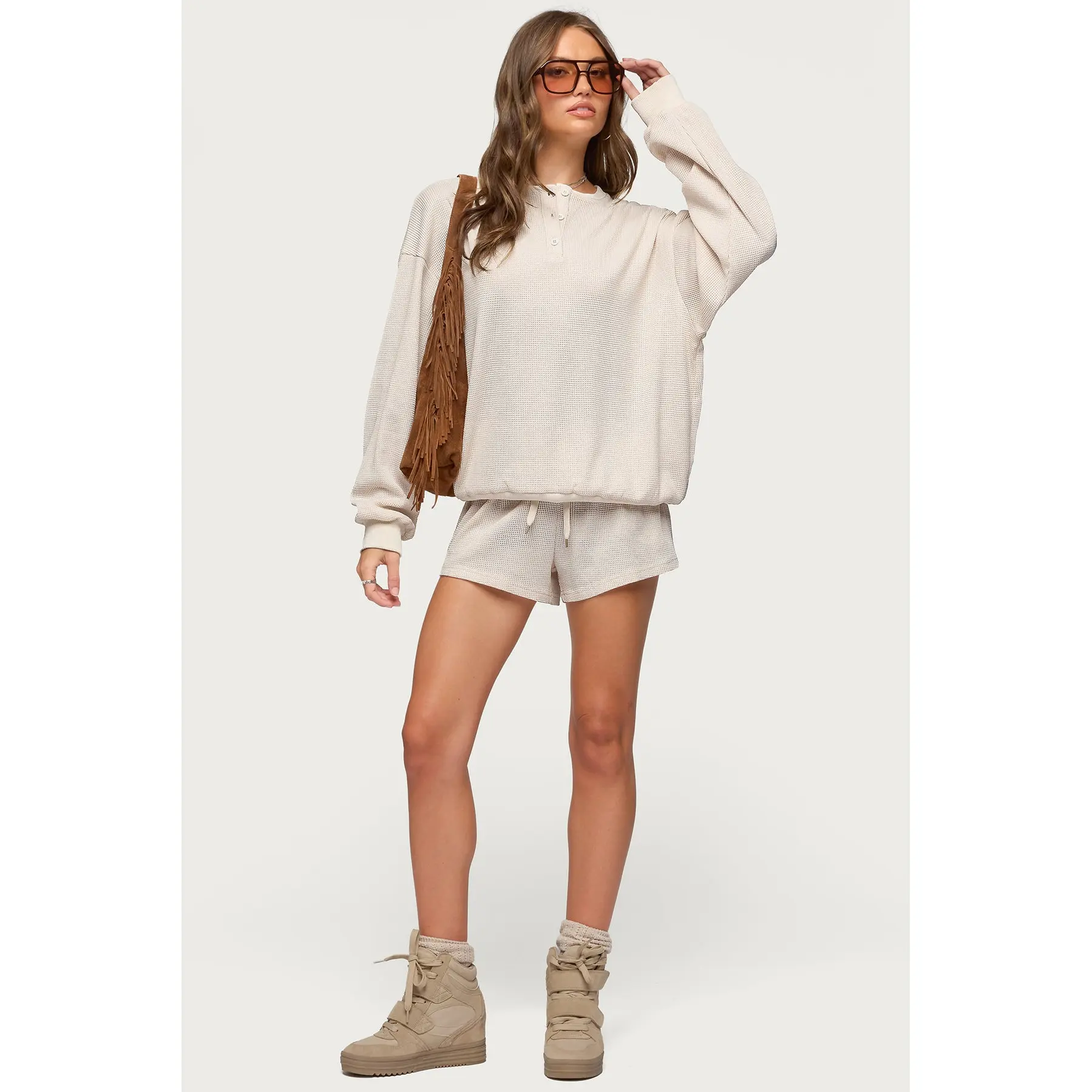 Baila Waffle Shorts