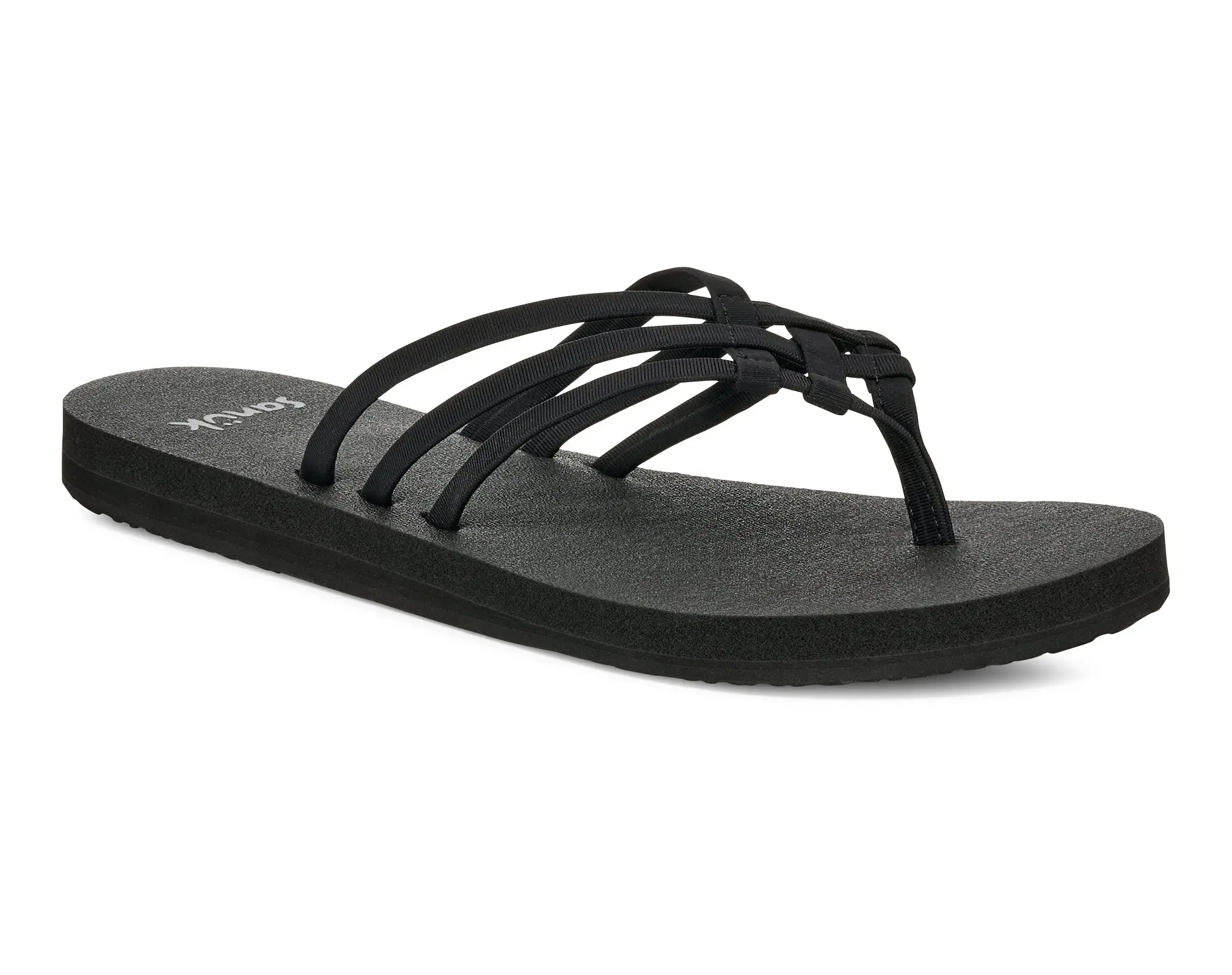 Sanuk Sanuk Yoga Sandy II Women's Black Sandals - Classic Summer Footwear Sanuk Sanuk Yoga Sandy II Women's Black Sandals - Classic Summer Footwear