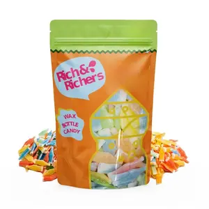 Nik-L-Nips Vintage Wax Bottle Candy Drinks – Old School Halloween Candy, 80s & 90s Nostalgic Treats, Party Favor Bag, Sweet and Sour Mix, Mini Drinks, 1 Pound Pack