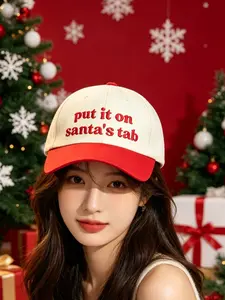 Santa Claus Truck Driver Hat, Christmas Party Hat, Unisex Style, Perfect for Holiday Celebrations, Fun and Festive Accessory