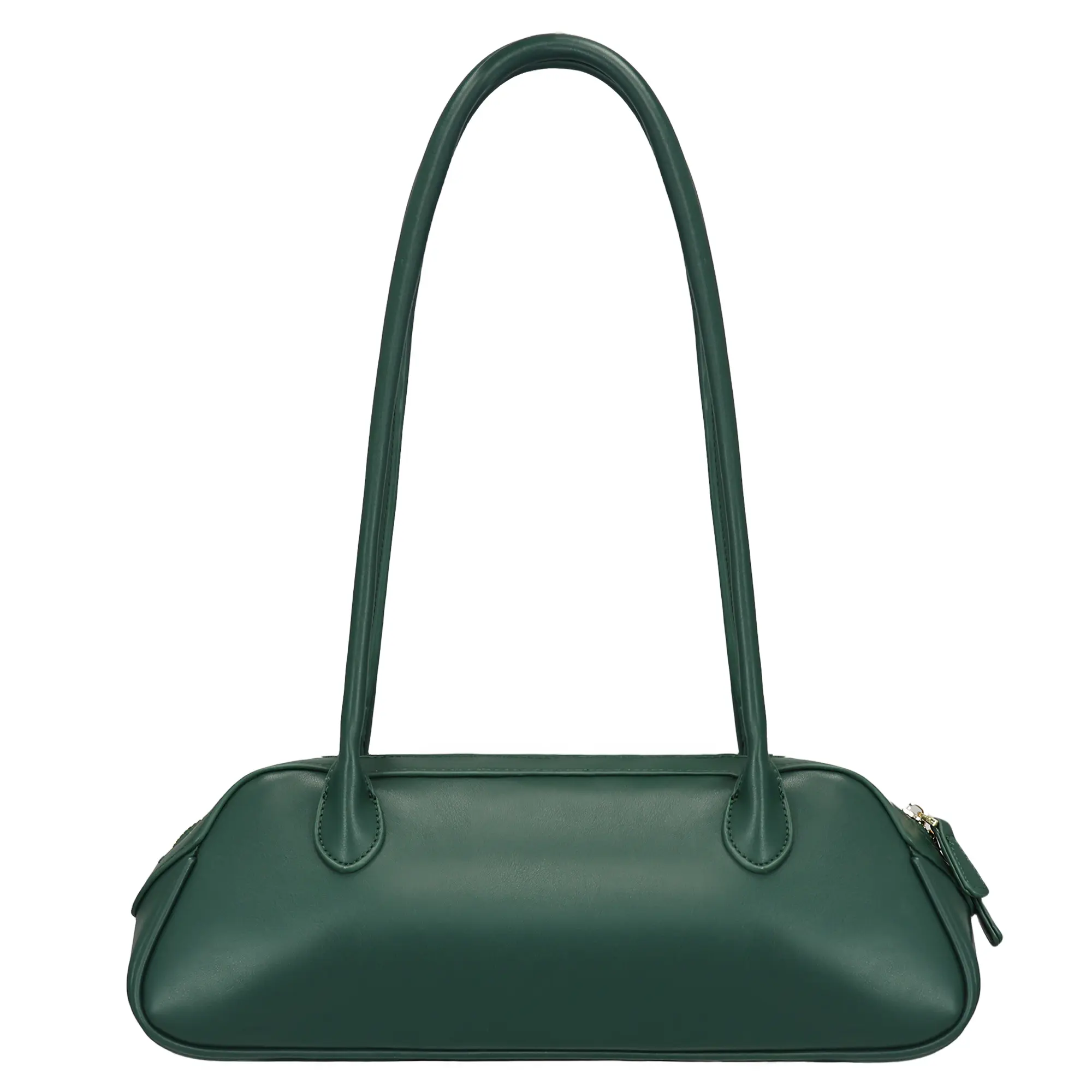 RIVERICH Leather Baguette Bag, Women's Shoulder Bag Shoulder Strap,  Zipper Closure, Easy To Take, Suitable for Daily Commuting Use Waterproof