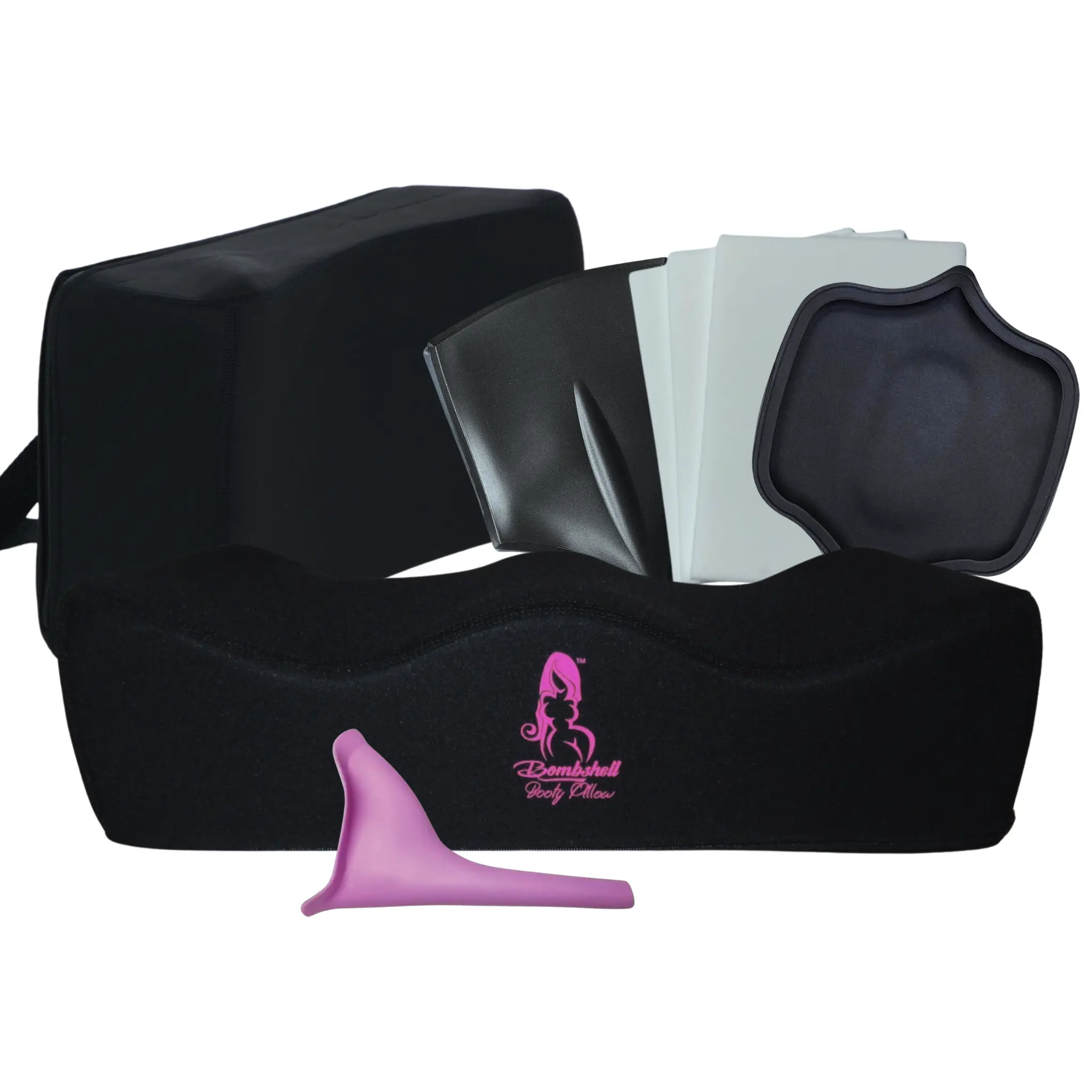 BBL Pillow with Back Support, Almohada para BBL with Ab Board Lipo Foam and Lumbnar Board
