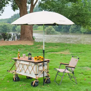 Whitsunday Sunshade Umbrella for Wagon, Outdoor Patio SPF 50+ Protection Sunshade Umbrella MOKO Series Wagon