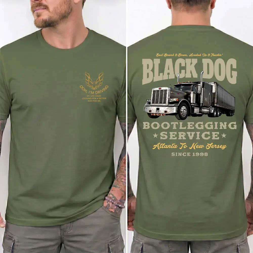 Midnight Run Highway Legend Tee, Vintage Big Rig Inspired Trucker Shirt, Retro 90s Road Warrior Americana Apparel