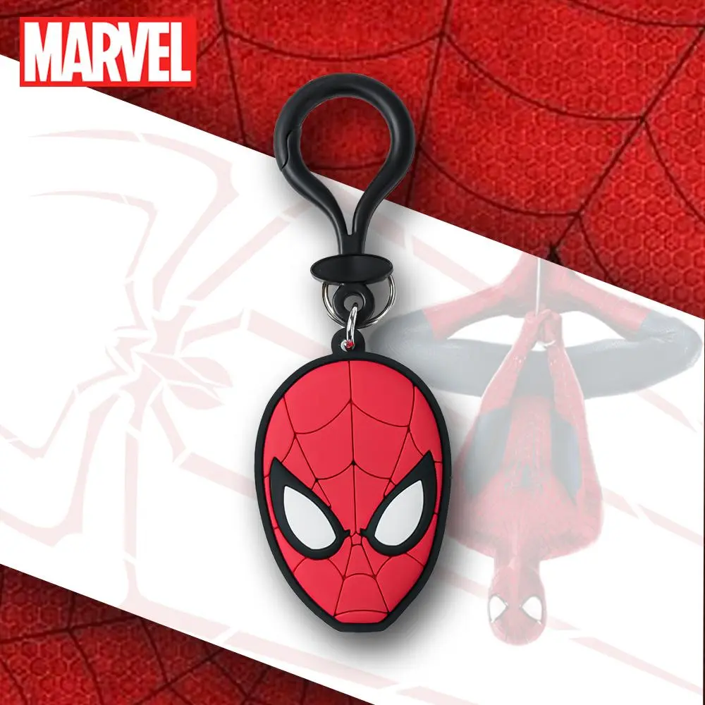 Marvel Spider-Man PVC Keychain, Officially Licensed, Soft Touch, Backpack Decor, Car Keychain, Small Party Gift, Perfect for Fans