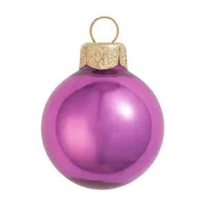 Whitehurst 4-Piece 4.75" Glass Ornament With Pearl Finish