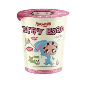 Funmaker Rokimoto Betty Boop Ramen Cup Blind Box Figure, Collectible Blind Bag Figurine for Entertainment Enthusiasts