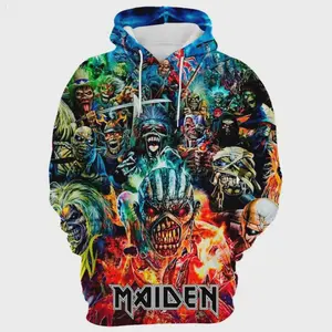 Iron Maiden 3D Print Casual Unisex Sweatshirt Hoodie Pullover