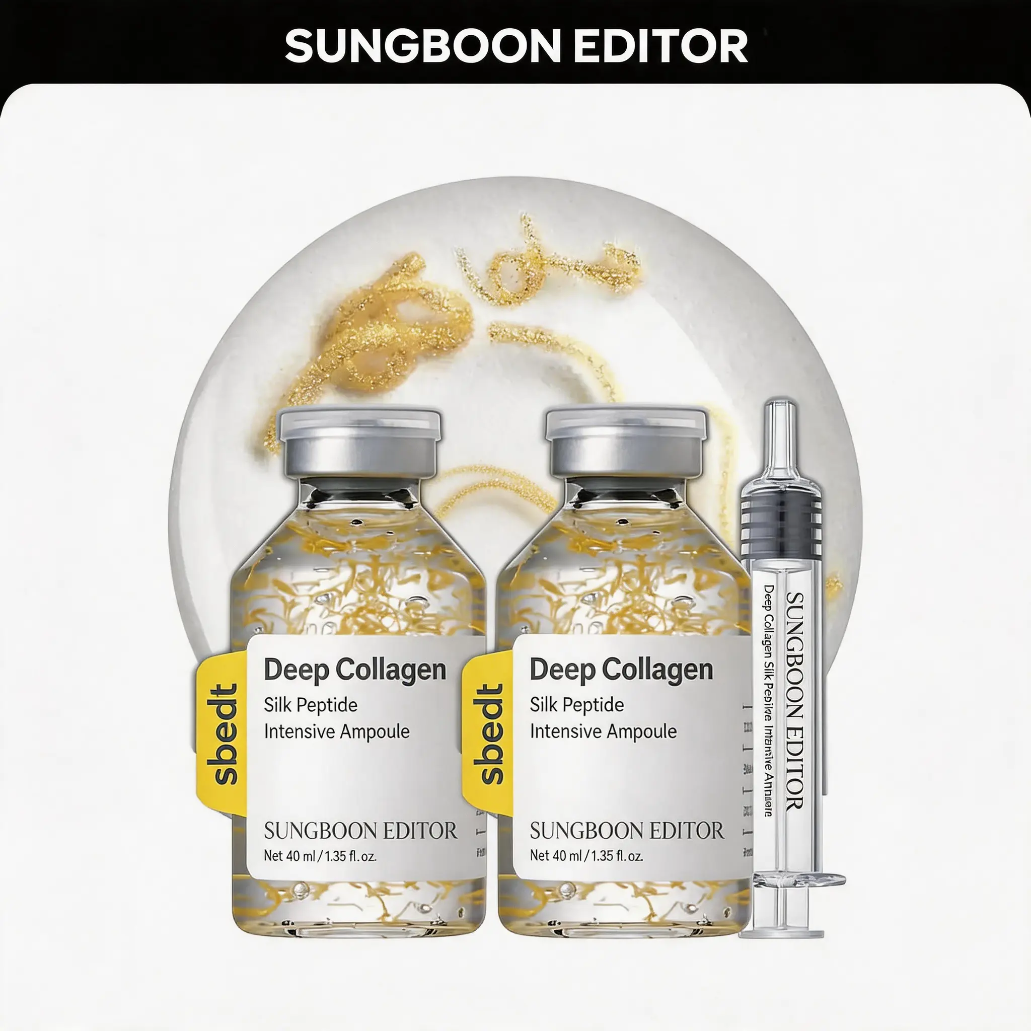 [Sungboon] Silk Lifting Peptide Ampoule | Wrinkle Care | Face-Lift at Home serum with Peptides & Deep Collagen | Plumping, Smooth, Anti aging Korean Skincare mothers day gift ideas (30ml)