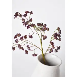 16" Faux Purple Soft Sedum Berry Stem