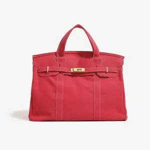 High-End, Large-Capacity Canvas Tote Bag; Lightweight Women's Commuter Shoulder Bag; Versatile and Stylish Handbag; Ideal for Work, School, Travel, and Shopping