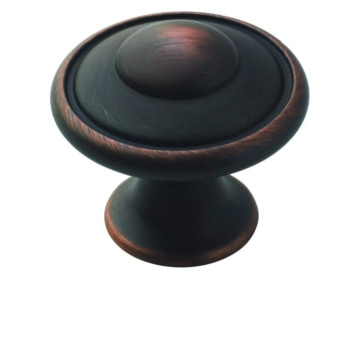 | Cabinet Knob Oil Rubbed Bronze 1-3/16 inch (30 mm) Diameter Everyday Heritage 1 Pack Drawer Hardware