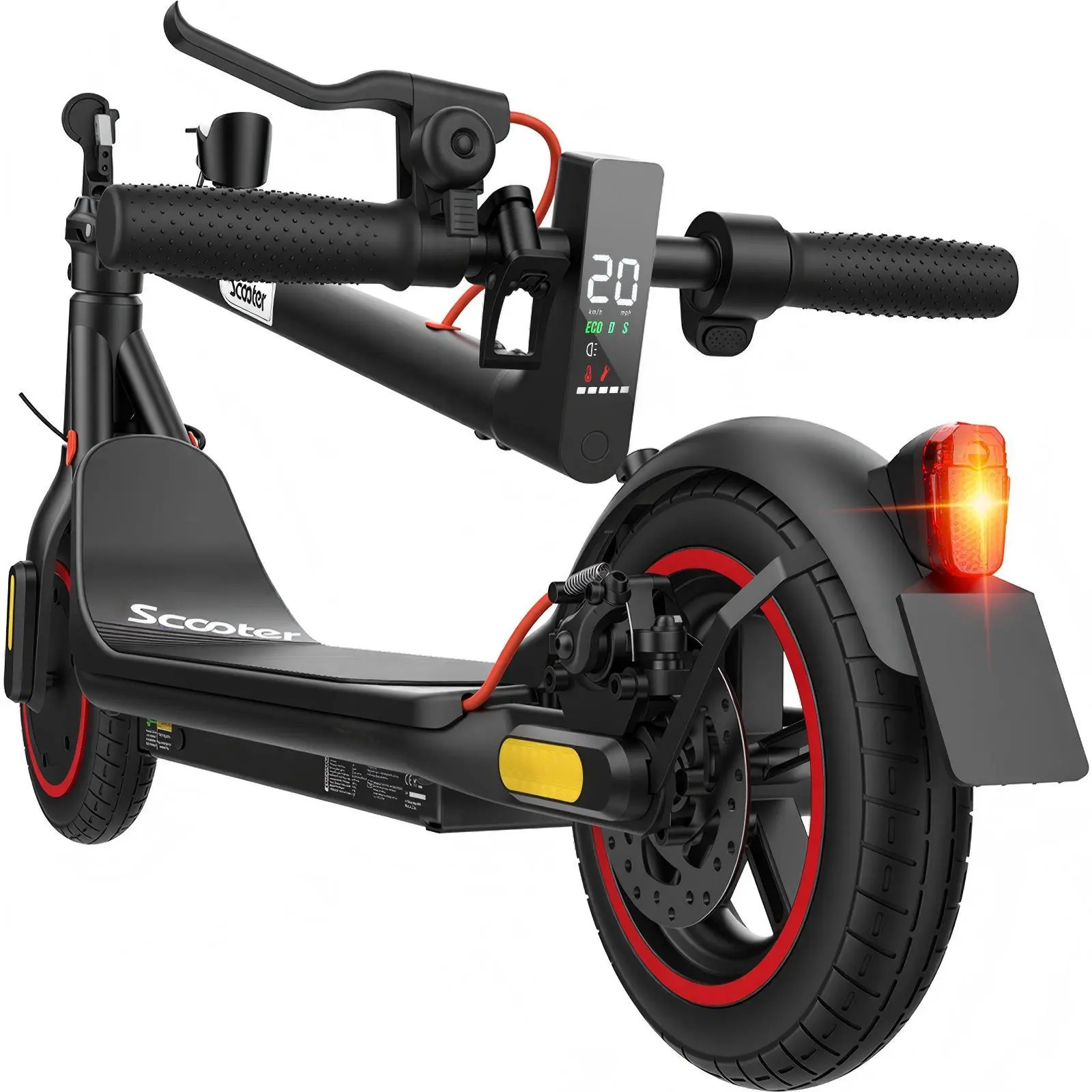 【Dealsforyou】Hopcycle Wave3 Compact Fold Unisex Adult Foldable Multifunctional Electric Scooter, 350w/500w Motor, 18-19 mi Range, 18-22 Mph Top Speed, Urban Scootering & City Commuting Escooter with Cruise Control & Double Braking Systems, Dual Brakes Sco