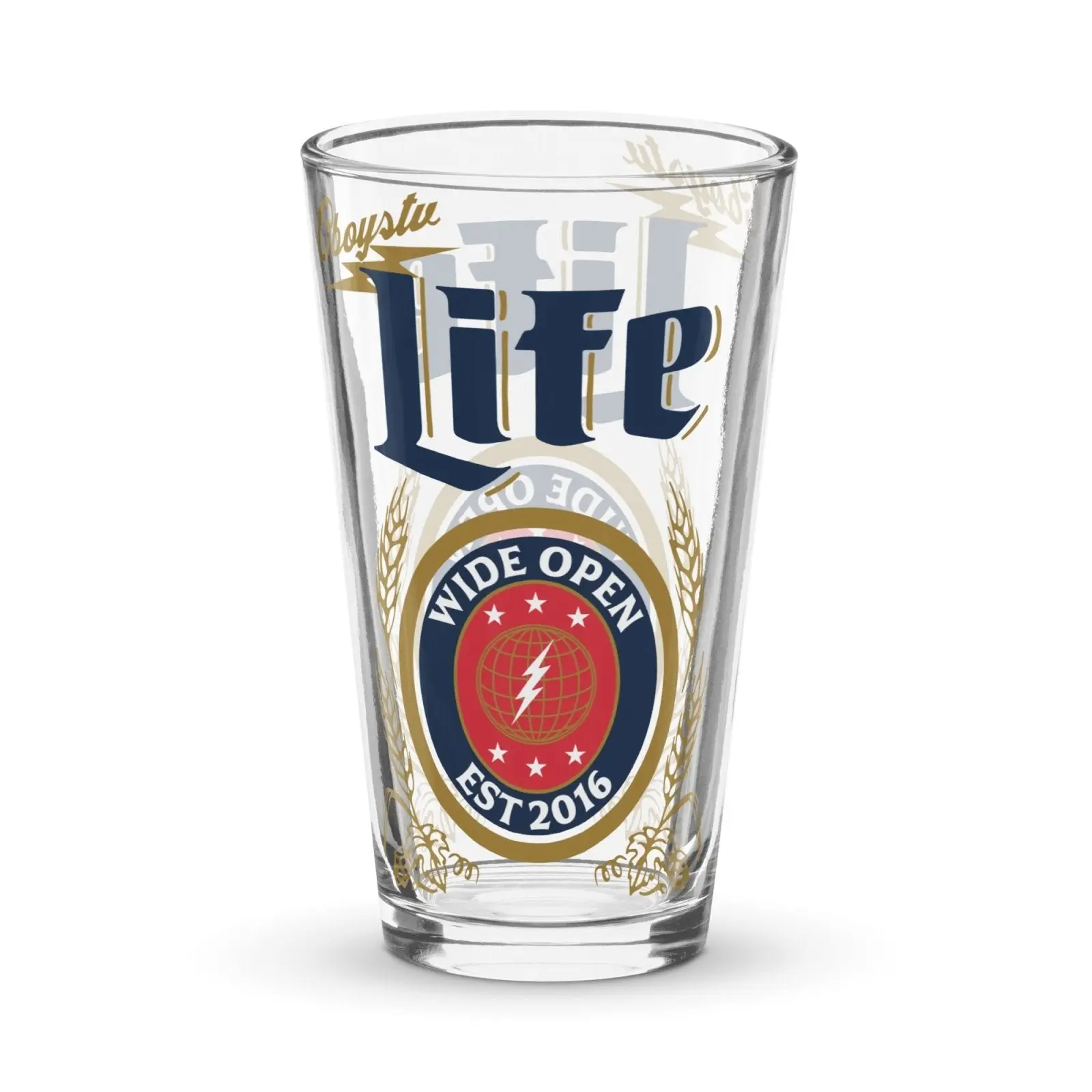CboysLife Shaker pint glass CboysLife Shaker pint glass