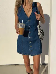 Women's Casual Fashion Denim Skirt, Spring Summer Style, Design, Comfortable and Stylish, Perfect for Daily Wear