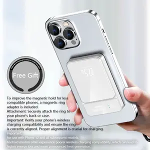 10000mah Magnetic Wireless Charger Power Bank, Fast Charging & PD, Dual USB Ports, LED Display, Compact Travel Battery Pack