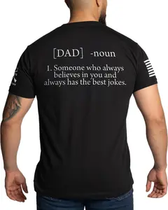 Grunt Style Dad Defined Menswear Men's Casual Classic Short-Sleeve Round-Neck T-Shirt