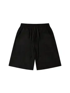 Summer New Suede Velvet Simple Solid Color Shorts Men Women Trendy Fashion Unique Design Casual Sport Five-Quarter Pants