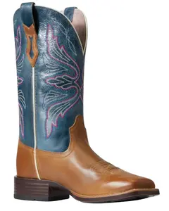 Ariat Women's Almond Buff And  Blue Eyes Edgewood Bantamweight Western Performance - 10040349