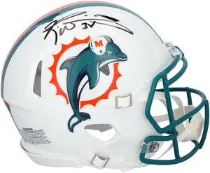 Ricky Williams Miami Dolphins Autographed Riddell 1997-2012 Throwback Speed Authentic Helmet - Fanatics Authentic Certified
