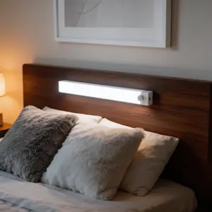 6 Pack Motion Sensor & Light Sensor LED Lights Indoor, Magnetic Wireless Closet Lights Battery Powered, 3 Modes Under Cabinet Lighting for Stairs, Kitchen, Bedroom, 11.8in Cool White Can be used for various holiday gift surprises