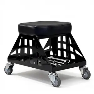 Mechanic Stool 400 LBS Capacity Garage Stool Gift for Men, Heavy Duty Rolling Mechanics Seat, Tools for Automotive Auto Repair