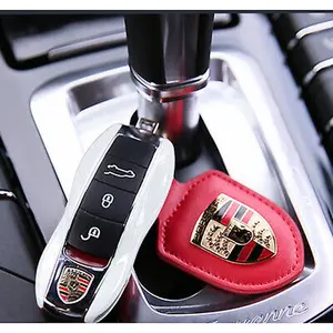 Gloss Metallic Key Fob Cover for Porsche Cayenne, Panamera, Macan, 911, Boxster – Durable Protection & Style