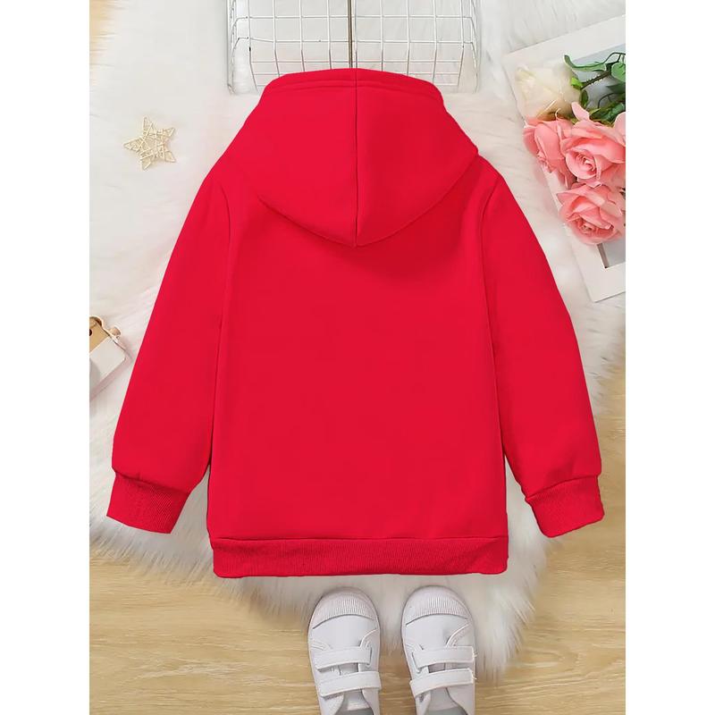 Girls' Mexican Virgin of Guadalupe Hooded Sweatshirt Vibrant Pink Religious Apparel Cozy Fall Winter Pullover for Catholic Girls Soft 100% Cotton Fabric Machine Washable