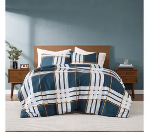 Truly Soft Henry Plaid 3 Piece King Duvet Set