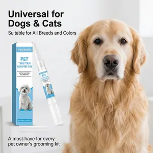 Yegbong Tear Stain Care Pen Removes tear stains around cats' and dogs' eyes Universal care drops for pet cats and dogs