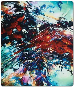 Shattered Red Two Player Mat