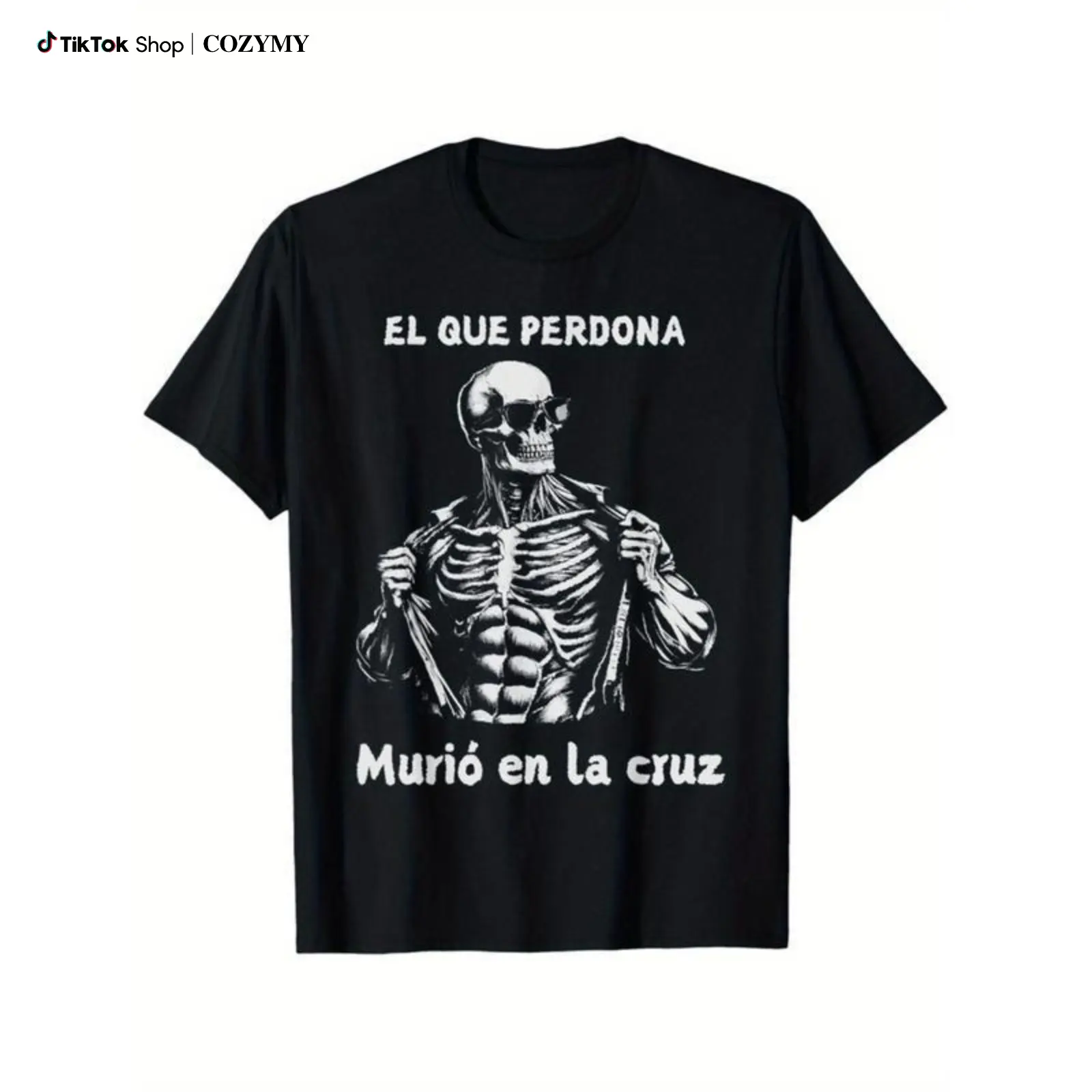 chidas gym funny sarcasm slang mexican skull sayings t shirt fashionable short sleeved comfortable and versatile summer t shirts black