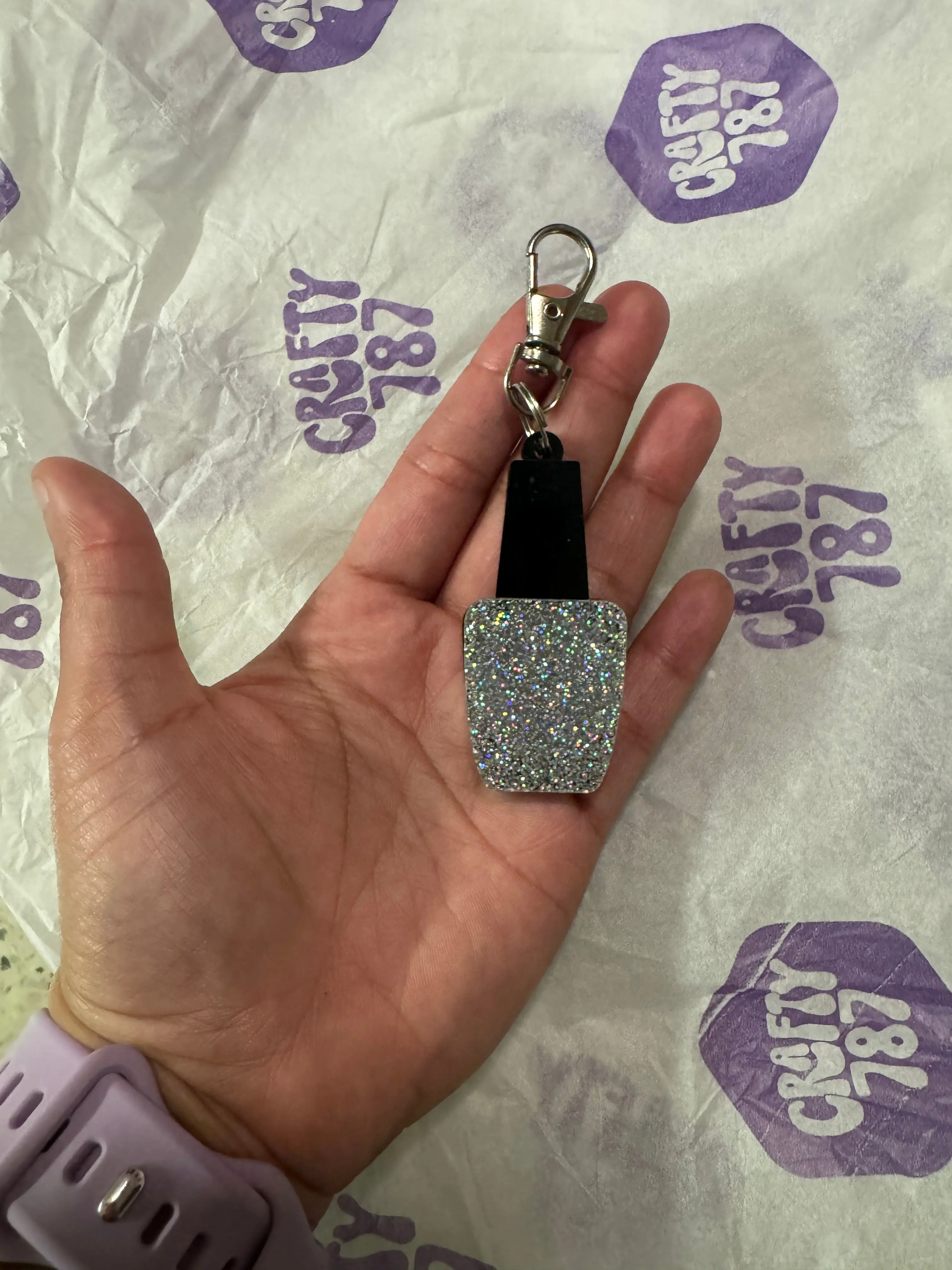 TAP KEYCHAIN SOLO NAIL POLISH CON SMART TAP