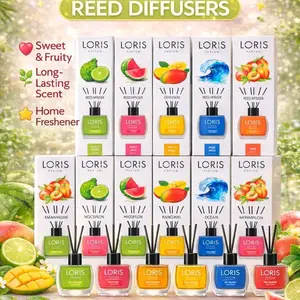 Loris Reed Diffuser Aromatic Scent Fragrance - Various Scents Available for Home & Office Use