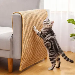 Cat Scratching Pad Mat, Durable Natural Sisal Scratcher Cat Scratch Board Protector for Carpet and Sofa, Modern Pet Furniture Accessory, Long-Lasting Pet Item
