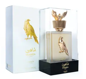 Lattafa Pride Shaheen Gold for Unisex Eau de Parfum Spray, 3.4 Ounce / 100 Ml