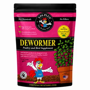 Natural Poultry DeWormer support for chickens, Geese, Turkey, pea fowl, ducks and more