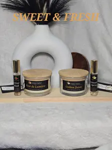 Gold3n Discovery Assorted Box | (2) Mini Candles + (2) 10ml Sprays)