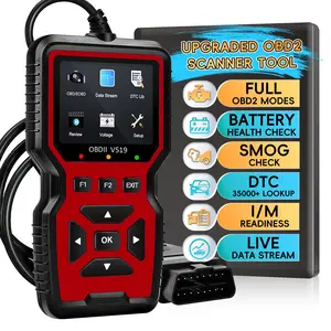 OBD2 Scanner Diagnostic Tool, Code Reader OBD II Scanner with Reset, Live Data & Voltage Check Tool, Professional Check Engine Fault Code Reader I/M Readiness for OBD2 Cars, Car Accessories
