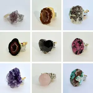 [No.019-027 Tray #1-2] Unique Handmade Crystal Ring