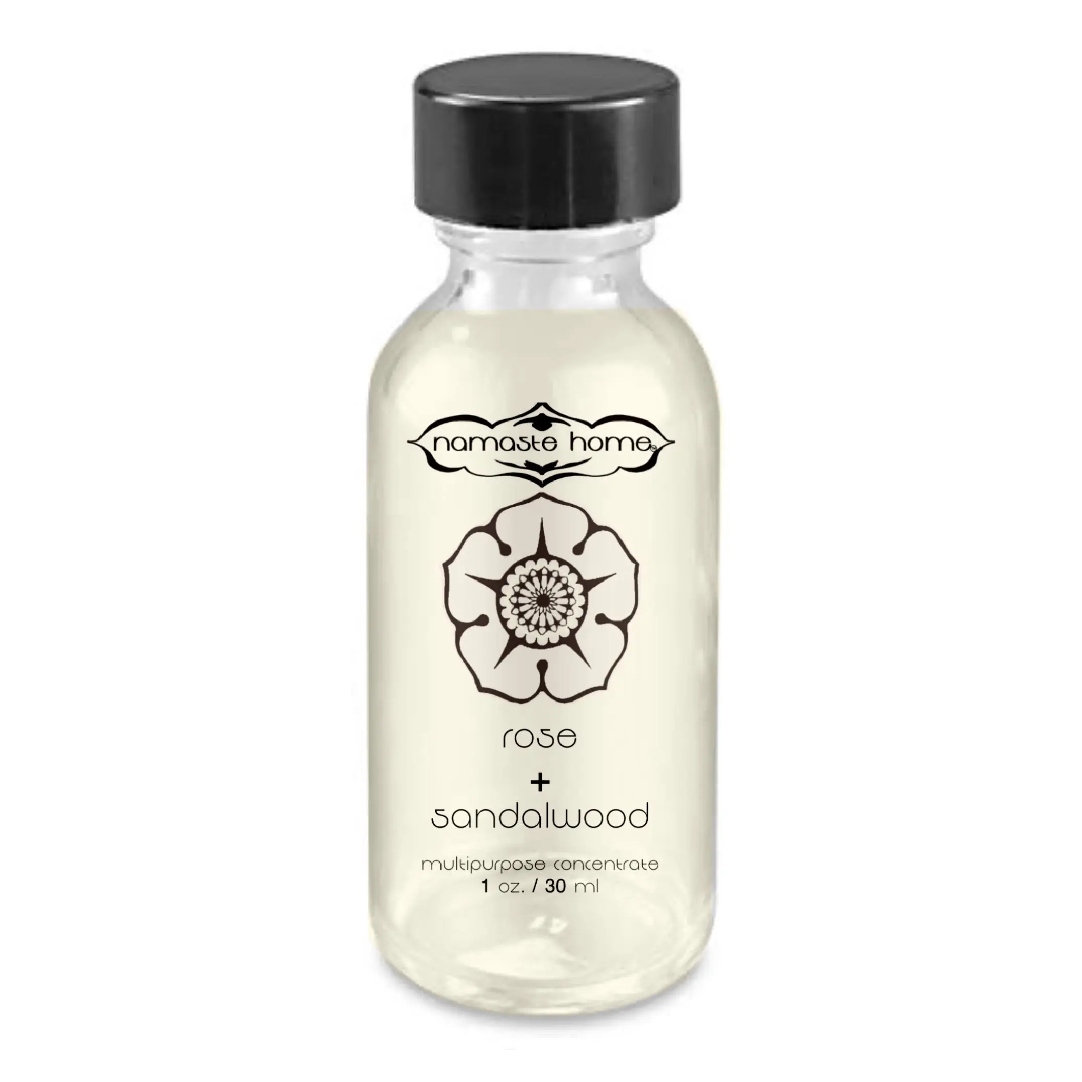 Rose Multipurpose Cleaning Concentrate, Rose + hint of sandalwood, All Natural Essential Oil Cleaning Concentrate Refill for Reusable Bottle