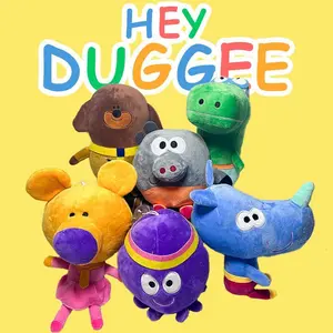 2026 new   1-6pcs Hey Duggee plush toys Hi Dodge Plush Archie Kindergarten Doll Pillow Gift