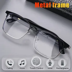 Koipsse Smart Glasses Translation Wireless Device, HiFi Sound, Multi-Function, Unisex, Dual Touch, Rechargeable, Long Battery Life, Hands-Free Call, Music Playback