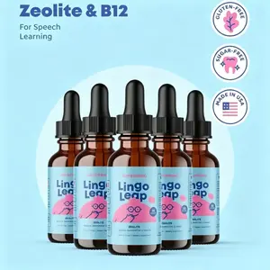 （Flash Sale 5 bottles）JoySpring LingoLeap Speech Learning Natural Supplement for Kids – Zeolite Drops with B Vitamins and Premium Botanical Extracts To Support Focus, Memory, and Everyday Learning