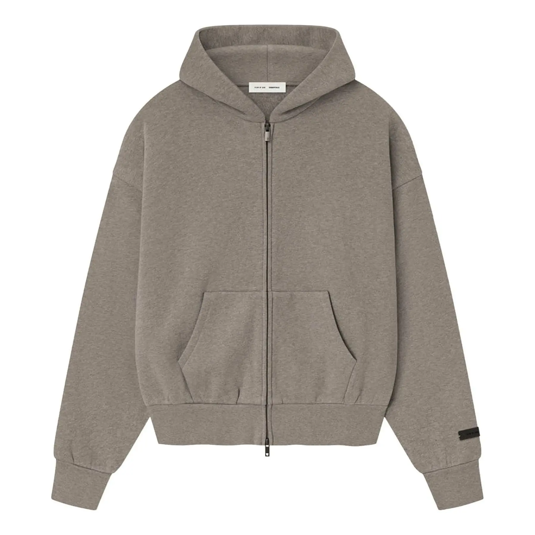 トップス 2025FOG Essentials Classic Fleece Zip-Up Fear of God Essentials SS25 Classic Fleece Zip-Up Hoodie